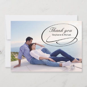Simple Photo Swashes - Thank You Card