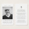 Simple Photo Sympathy Funeral Memorial Prayer Card