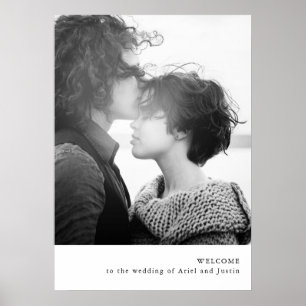 Simple Photo Theme Welcome Poster