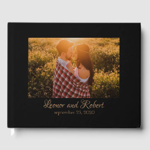 Simple Photo Wedding Guest Book