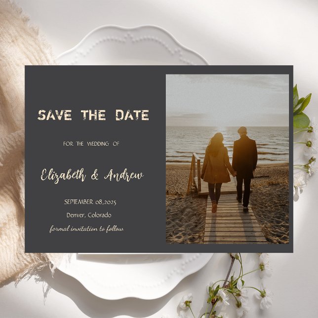 Simple Photo Wedding Save the date (Creator Uploaded)
