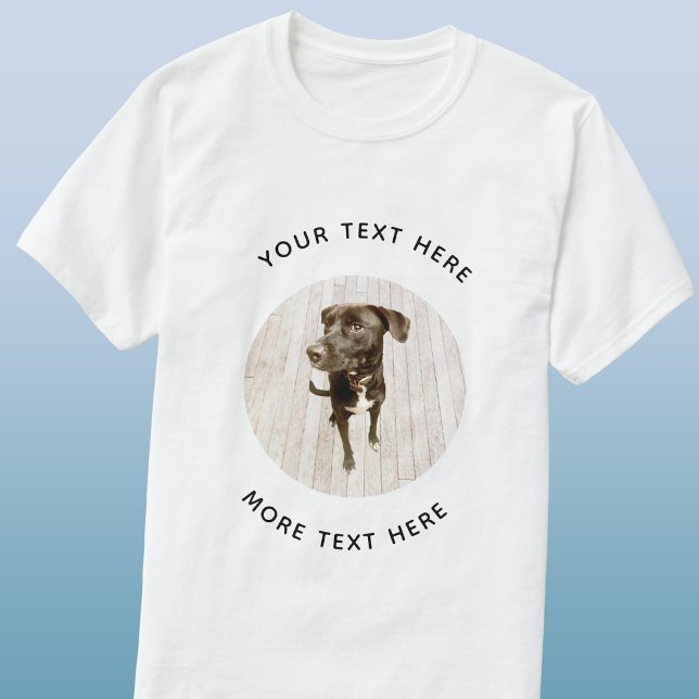 Simple Photo With Text T-Shirt (Creator Uploaded)