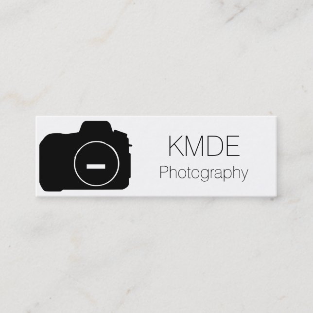 Simple Photography Business Card (Front)