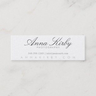 Simple Photography Business Card   Photography