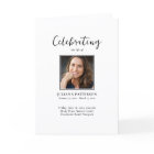 Simple Photos Classic Funeral Order of Service