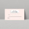 Simple Pink Appointment Card