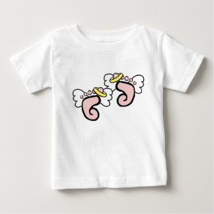 Simple Pink Feet Baby T-Shirt