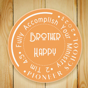 Simple Pioneer School Personalizable Coaster