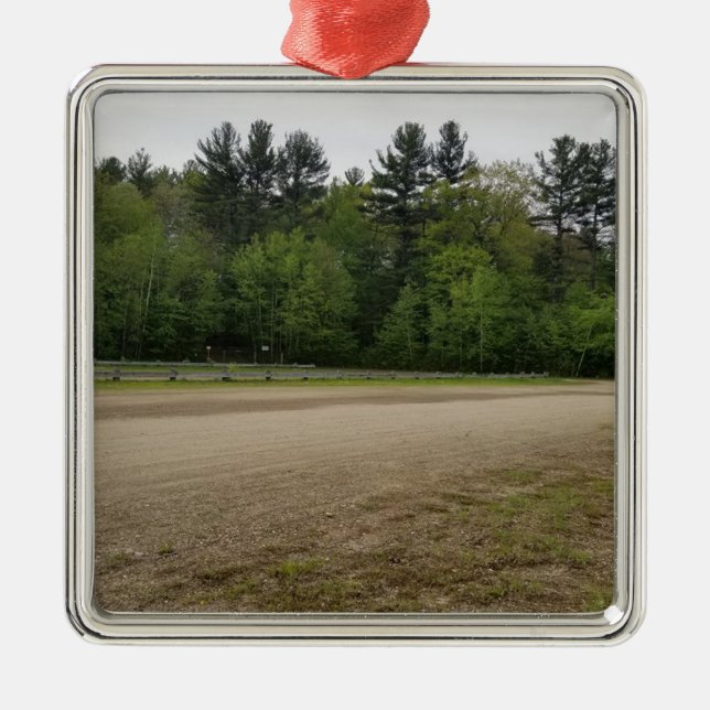 Simple Places Metal Tree Decoration (Front)