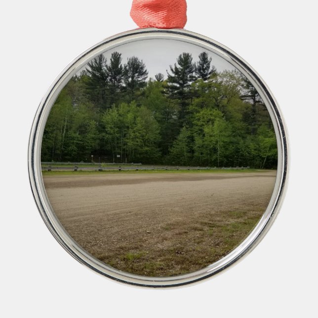 Simple Places Metal Tree Decoration (Front)