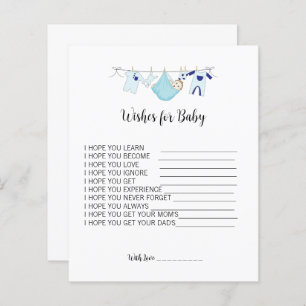 Simple Plain Baby Shower Wishes For Baby Advice