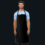 Simple plain black apron<br><div class="desc">Simple plain black Apron</div>