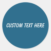 Simple plain Blue Sapphire solid colour