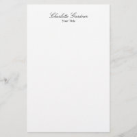 Simple plain creative stylish unique modern white