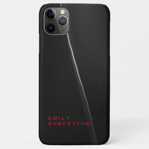 Simple Plain Grey Black Trendy Modern Minimalist Case-Mate iPhone Case