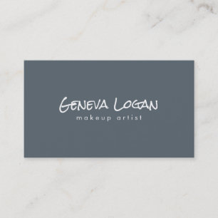 Simple Plain Minimalist Business Card