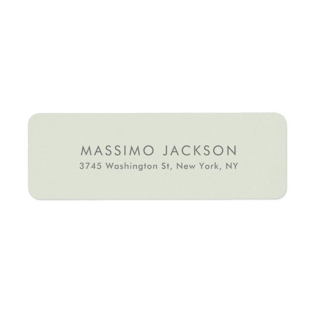 Simple Plain Minimalist Elegant Modern Pastel (Front)