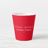 Simple Plain Minimalist Elegant Modern Red
