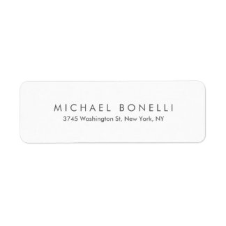 Simple Plain Minimalist Elegant Modern White