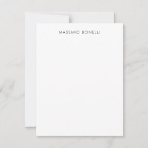 Simple Plain Modern Elegant  Card