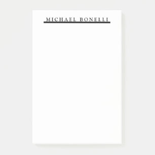 Simple Plain Modern Elegant  Post-it Notes