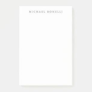 Simple Plain Modern Elegant  Post-it Notes