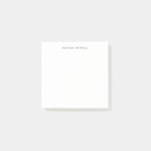 Simple Plain Modern Elegant Post-it Notes