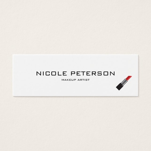 Simple Plain Modern Makeup Artist Appointment (Front)