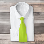 Simple plain solid colour bright acid green lime tie<br><div class="desc">Simple plain solid colour bright acid green lime design.</div>