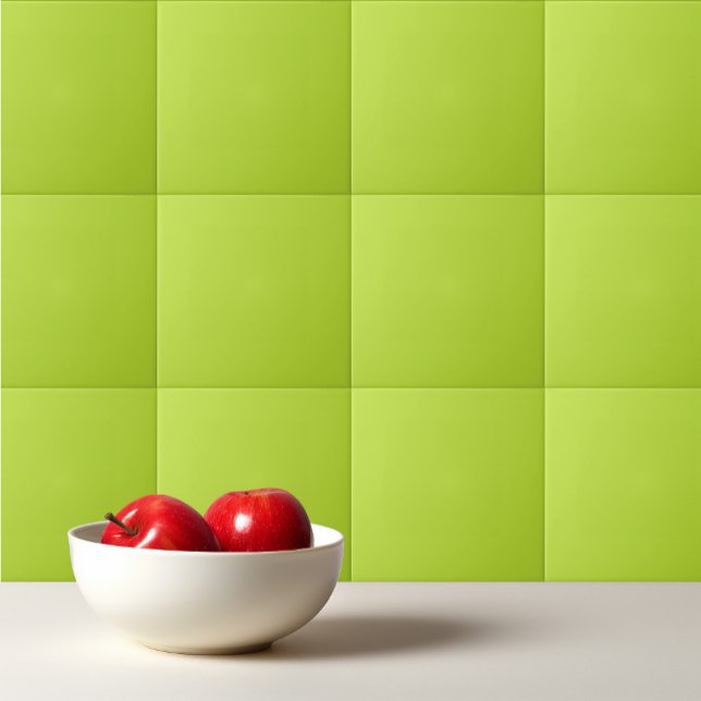 Simple plain solid colour bright acid green lime tile (Creator Uploaded)