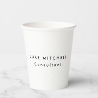 Simple Plain Trendy White Professional Creative