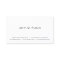 Simple Plain White Professional