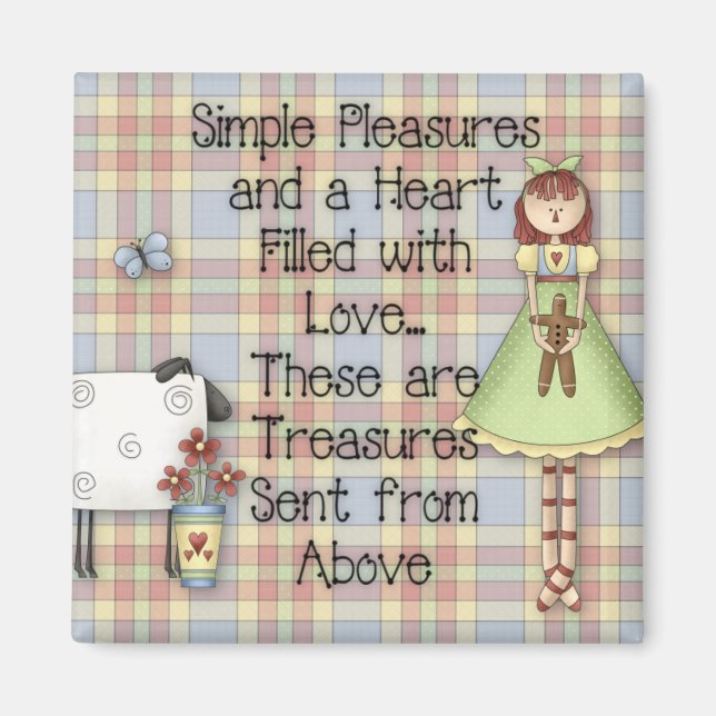 Simple Pleasures Country Annie Magnet (Front)