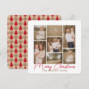 Simple Pleasures Country Red Photo Christmas Card
