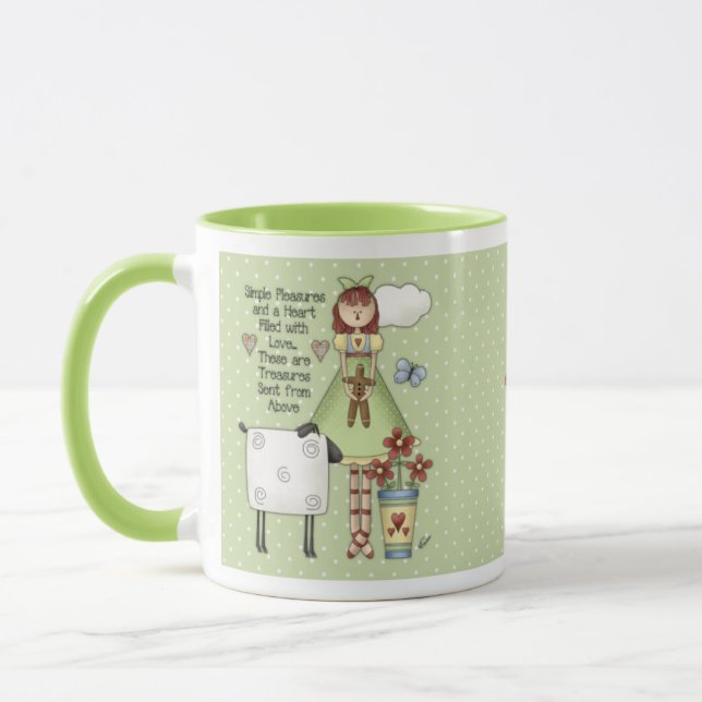 Simple Pleasures Farmhouse Annie Doll Mug (Left)