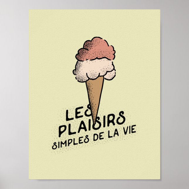 Simple Pleasures of Life Print (Front)