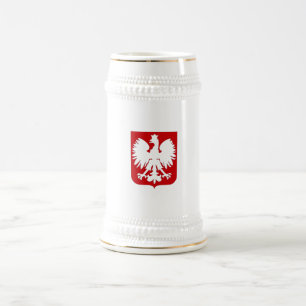 Simple Polish eagle Stein