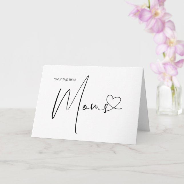 Simple Pregnancy Announcement Baby Reveal to Mum (Orchid)