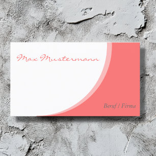 simple presentation of business cards