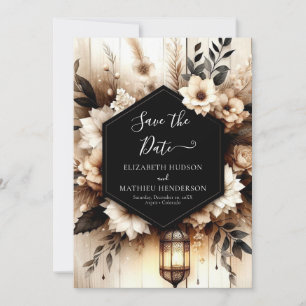 Simple Printable Rustic Wedding Save The Date