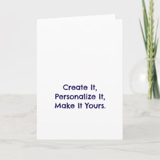 Simple Professional 5" x 7" Folded Greeting Card