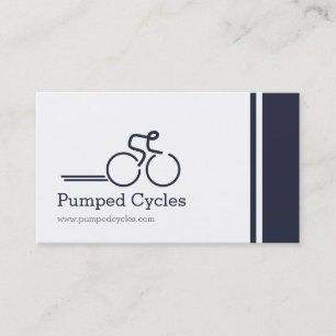 Simple professional bicycle business cards