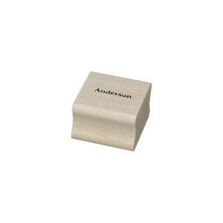 Simple Professional Business 1" x 1" Rubber Stamp