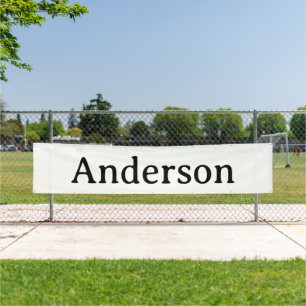 Simple Professional Business 2.5' x 12' Outdoor Banner