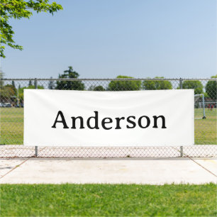 Simple Professional Business 4' x 12' Outdoor Banner