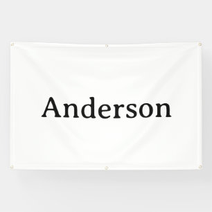 Simple Professional Business 4' x 6' Outdoor Banner