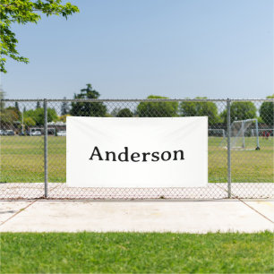 Simple Professional Business 4' x 8' Outdoor Banner