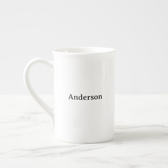 Simple Professional Business Bone China Mug (Left)