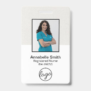 Simple Professional Business ID Badge