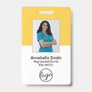 Simple Professional Business ID Badge